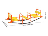 Kids Seesaw 90 kg Capacity Metal Rocking Teeter Totter with Handles V952-WGDZDQQBJS3RPB7KK001V0