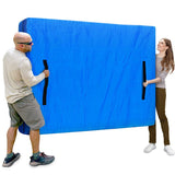 208*160*38cm Blue Heavy Duty PE Mattress Bag for Moving and Storage - Waterproof Mattress Cover with V888-ELOSUNG56147-1