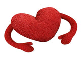 Red Heart Pillow Cartoon Plush Soft Comfortable Heart Shaped Pillow Toy Decoration for Living Room V1294-YM0626-3117220311111