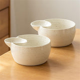 Chip & Dip Set,Retro Ceramic Chip and Dip Bowl Set 5.77", Double Compartment Serving Bowl for V1366-AZ2-W-20755