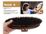 Class Handmade Equine Stiff Body Horse Brush. Professional Equine Grooming Tools. Effortlessly V1192-AZ-W-2820