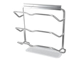 Housewares Hanging Pan Lid Rack 3 Tier Aluminum Alloy Cabinet Pot Lid Holders Organizer for Plates V1294-YM0901-3118240201411