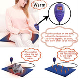 Electric Pet Heat Pad Waterproof Heating Mat for Cat Dog Bed Chew Resistant L V201-W13049071