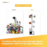 Sports Equipment Storage Rack - Vertical Ball Organiser Basketball Garage Stand V238-SUPDZ-40838091931728