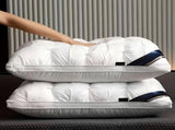 Luxury Pillow Quilted Pillow High-Quality Pillow Comfortable Pillow Bedding - White - Size 800g high V1102-115-03208-WHT-800GHIGHPILLOW