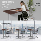 FORTIA Sit To Stand Up Standing Desk, 160x75cm, 72-118cm Electric Height Adjustable, Ergonomically V219-ADKASTFO6WLSA