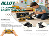 2.4G Remote Control Excavator Alloy Excavator Model Engineering Car Remote Control Car Boy Girl V1102-HEWJ-001