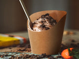 100Pcs French Fries Cups Disposal Paper Charcuterie Holder Waffle Ice Cream Cups Cupcake Wrappers V1370-AZ4-00798