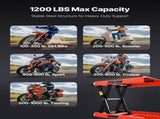 Motorcycle Lift, 1200lbs Weight Capacity, Wide Deck Motorcycle Scissor Jack, 4.1-15 in Height Range, V952-MTCXXSJJSGS1M2MZBV0