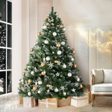 Jingle Jollys Christmas Tree 1.8m Snowy Xmas Tree Decoration 650 Tips XM-TR-WELL-6F-SNOW