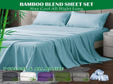 4 Piece Hotel Bamboo Cooling Sheet Set -Ultra Soft 2000TC Breathable Bed Sheets Set with 37 V1317-ZXW9-AUK-4JT-QL