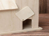 Wooden Bird House Fence Birdhouse Hanging Decoration Practical Bird Nest Wooden Box V1294-YM0721-10194224