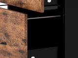 Levede 3-Drawer File Cabinet Mobile Filing Storage Cabinet Organiser Home Office HO0608-BR-AU