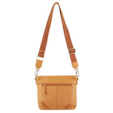 Pierre Cardin Leather Crossbody Bag w/ Shoulder Strap in Apricot V563-PC3683-APRICOT