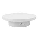 Electric Turntable 360 Degree Rotating Product Photography Display Rechargeable Remote Control 3kg V1294-YM0521-3117230067313