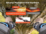 Tree Climbing Spikes, Height-Adjustable Tree Climbing Gear with Straps & Padding Cushion, 159 kg V952-XPSZZDPKQMFHCUIBM001V0