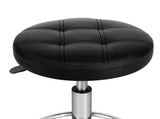 Artiss Salon Stool Round Swivel Chairs SALON-B-D-RD-NEW-BK