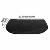 Fireproof Fireplace Mat & Hearth Rug 19.7*39.4Inch Half Round Hearth Stove Rug Protects Floors, V1192-AZ-W-1041