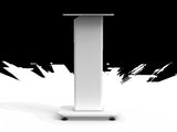 Kanto SX26W 26" Tall Fillable Speaker Stands with Isolation Feet - Pair, White V398-KO-SX26W