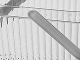 Bath Organizer Basket Stylish Clear Stripe Large Capacity Shower Storage Organizer with Handle for V1294-YM0703-3117230123813