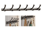 Wall Mount Hook Rack High Load Bearing Multifunction Behind Door Hooks for Jacket Coat Hat Entryway V1294-YM0901-3112230092611
