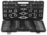 Tap and Die Set 110Pcs Metric Size M2 to M18 Bearing Steel Threading Tool V952-SZHMJZSZBY110IQY2V0