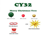 Christmas Balloon Arch Tree Kit Candy Cane/Star Foil Dcor V1132-SDLW10-CY029-032