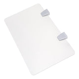 Clear Acrylic Office Desk Privacy Panel with Stable Clamp Mount, Scratch Resistant and Design V1369-AZ3-W-13224