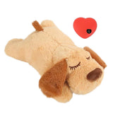 Pet Calming Heartbeat Plush Toy for Anxiety Relief 14.96 x 7.87in Soft Stuffed Animal with Pulse V1369-AZ3-W-13498