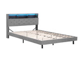 Artiss Bed Frame King Single Size LED Mattress Base Platform with Storage Shelf Hidden Storage Box BFRAME-F-MIDNIGHT-KS-BK-ABC
