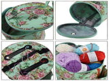 Portable Yarn Storage Knitting Tote Bag Yarn BagsCrochet Hooks,Knitting Needles Organizer V1370-AZ4-16592