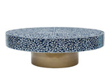 BLUESY MOTHER OF PEARL HAND MADE COFFEE TABLE V742-FEH7