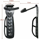 Wall Black, Mounted Bicycle Storage Rack Bike Wall Hanging Hook with Complete Accessories Garage and V1237-MS-626-491