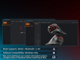 SOLAKAKA E9 Pro Vertical MMO Mouse Tri-Mode 36000 DPI 8000Hz PAW3395 XFF3-MSSME9P-BK