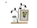 Picture Frame Double Sided Stable Base Smooth Edge High Strength Rustproof Decorative Burr Free V1263-JX-2627