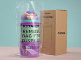 Large 710ml Off-White Thermos Bottle for Adventure lotus colorM V1237-ZY-203-2727