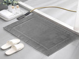 2PCS White Cotton Classic Rug Bath Mats Absorbent Cotton Hotel Spa Shower Bathtub Mats Not A V1189-LWWAL-20260325-00218