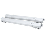 2pcs Washing Machine Mobile Roller Extendable Iron White 16 Wheels Low Noise High Load Bearing with V1294-YM0901-3113230334611