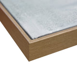 100X100cm Whimsical Whorls Champagne Framed Hand Painted Canvas 3D Wall Art V411-SOK-HMTWF-1-22406JD1