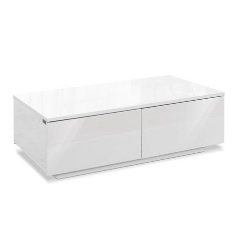 Artiss Coffee Table 4 Drawers White Trevi FURNI-L-COF01-WH-AB