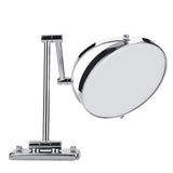 8" Wall Mount Makeup Mirror Double Sided Swivel Mirror 3X Magnifying V1294-YM0727-JY15183
