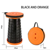 Portable Collapsible Telescopic Stool - Foldable, Lightweight, Adjustable, and Compact Camping Chair V888-ELOSUNG10704
