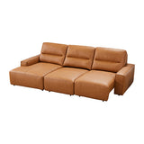 Albany 3 Seater Sectional Chaise Genuine Leather Sofa Bed V43-SOF-ALBNY