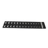 Nut and Bolt Thread Checker 28 Size Inch and Centimeter Carbon Steel Aluminium Alloy Accurate Easy V1294-YM0710-3114230153311