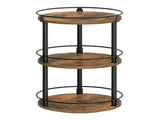 360&deg Rotating Seasoning Organizer Easy Access Space Saving 3 Tier Turntable Seasoning Holder for V1294-YM0901-3118250149811