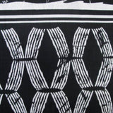 Homeport Kenya Black Printed Geometric Quilt Cover Set Double V442-AVT-QUILTCS-KENYA-BLACK-DS