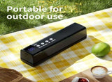 **1pc black Portable Wireless Vacuum SealerUSB Charging Compact Design, One-Touch Sealing for V1102-ZKFKJ002