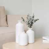 Ceramic vase set - Modern home decor vases - Suitable for bookshelves, living rooms, bedrooms, V1188-MS101-01058-1