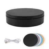 Motorized Rotating Display Stand, 360 Degree Photography Turntable with 6 PVC V1369-AZ3-W-11497