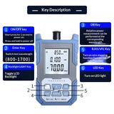 Unique Portable Optical Multimeter, Photometer with VFL, Test Range 800-170mm Optical Fiber Power V1192-AZ-W-2928